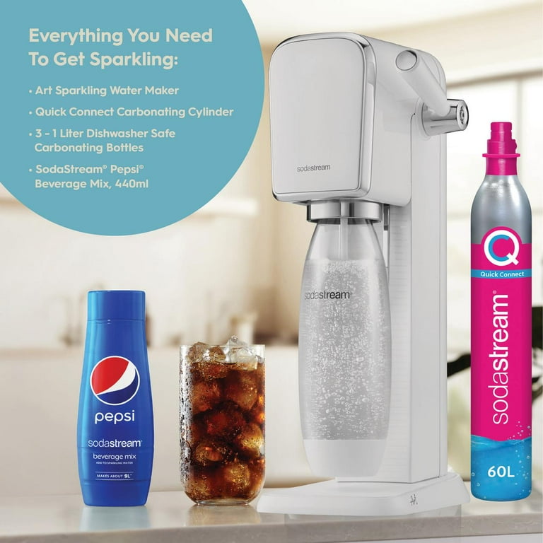 SodaStream Art White Bundle + Pepsi 440ml