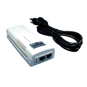 Leviton White Power Over Ethernet Midspan 1 Port Managed Panel PoE 100-M3001-1UB