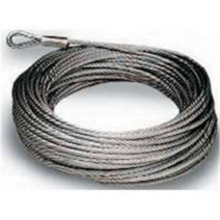 BARON 83105/50130 Aircraft Cable, 2620 lb Working Load Limit, 50 ft L, 3/8 in Dia, Galvanized Steel