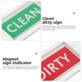 thumbnail image 2 of MasteelfCA 2Pcs Dishwasher Magnet Clean Dirty Sign Pattern Washing Machine Laundry Sign Magnet for Home, 2 of 9