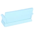 thumbnail image 6 of M Buder 1:12 Doll House Mini Sofa with 3pcs Pillow Living Room Furniture Wooden Decoration Accessories, Blue (5.9 inches / 15 cm), 6 of 9