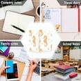 thumbnail image 6 of FORMRS 1-Subject Spiral Notebook 8" x 5" College Ruled 60 Refillable Sheet A5 Hard Cover, 2 Pack, White Seahorse, 6 of 7