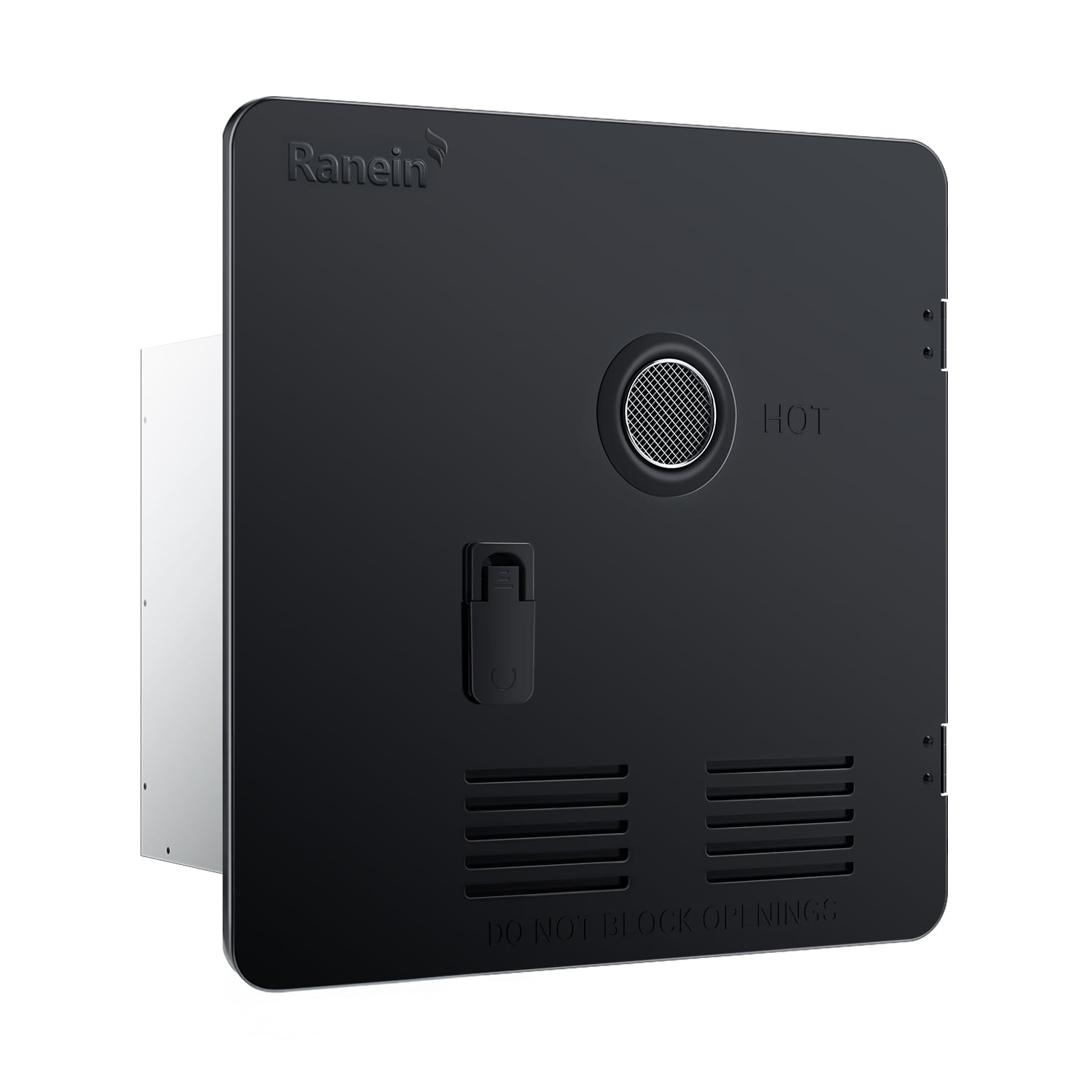 Ranein 18 x 18 Inches RV Water Heater Black Door. ONLY Door kit for Ranein RV water heaters