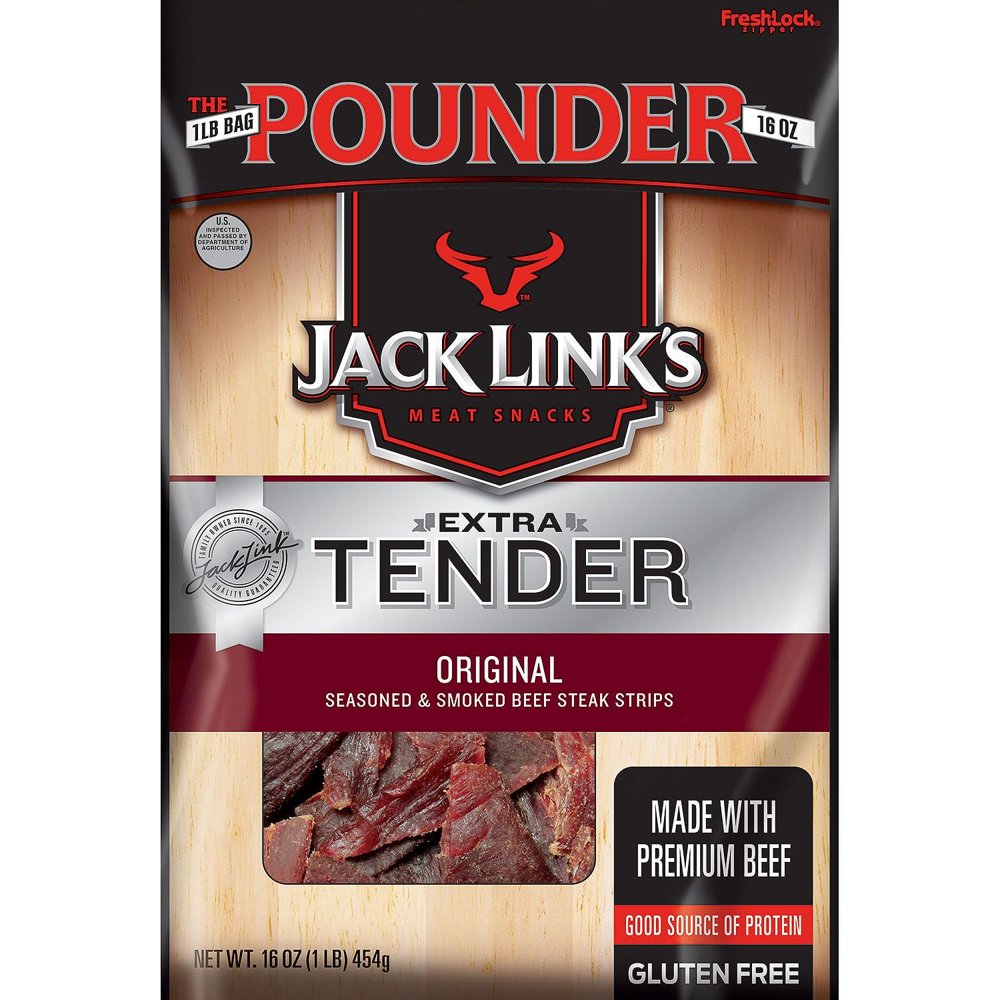 Jack Links Extra Tender Original Beef Steak Strips (16 oz.) (pack of 2