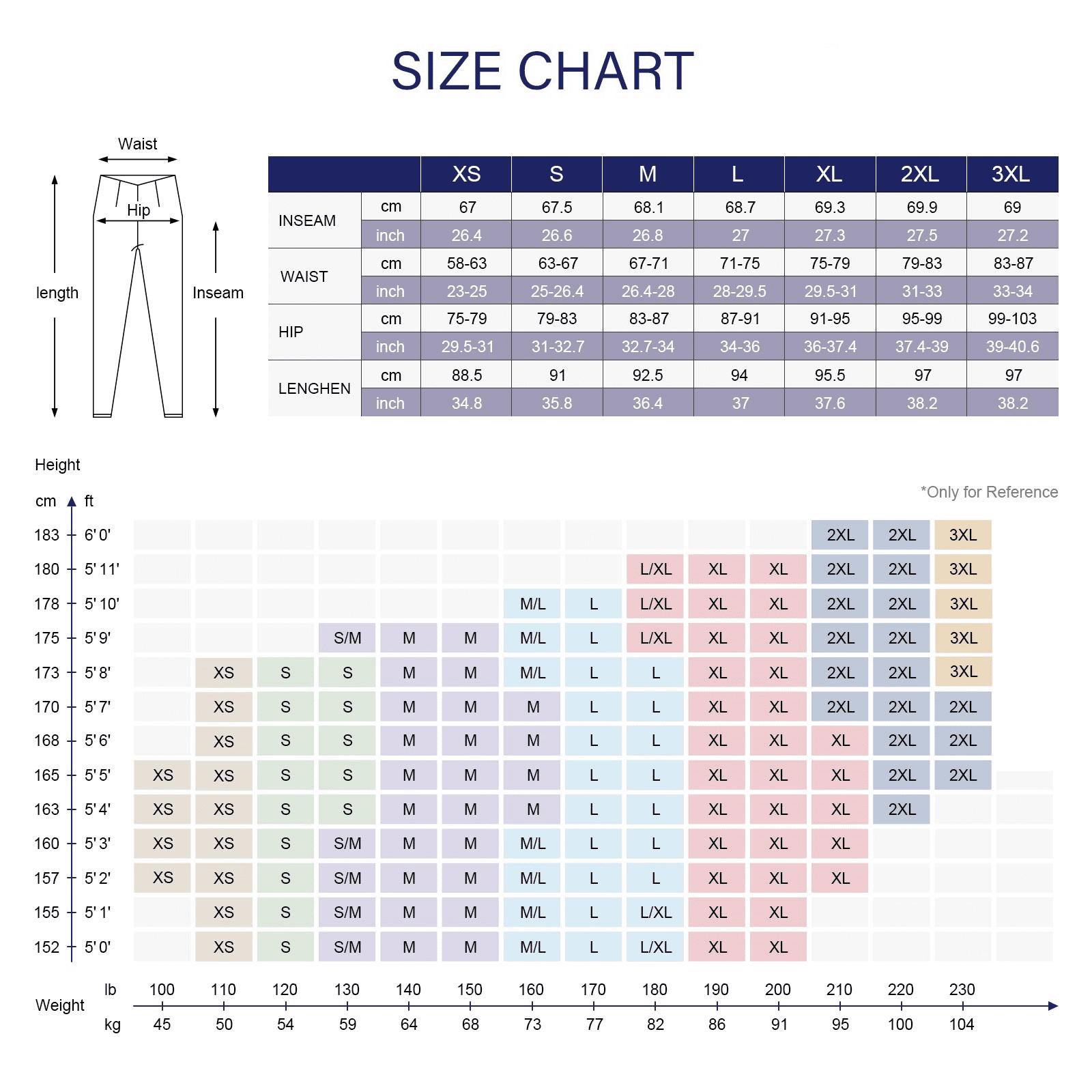 PPYOUNG Yoga Pants for Women with Pockets High Waisted Leggings