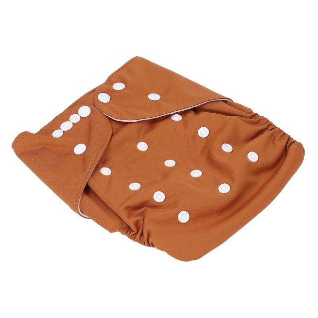 Baby Cloth Diaper Comfortable Breathable Waterproof Double Snap Button Leakproof Elastic Diaper Pants for 3‑6 Year Olds 106