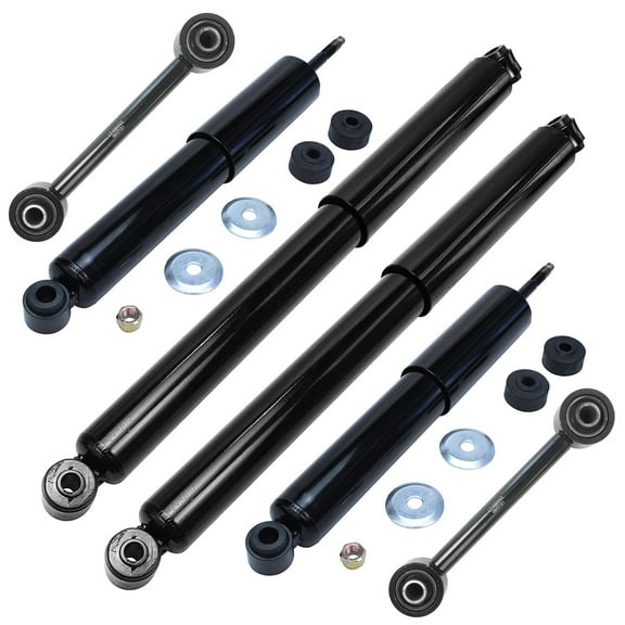 Detroit Axle - 2WD Front Rear Shock Absorbers Sway Bars Replacement for 1994-2004 2011-2018 Ford F-350 Super Duty - 6pc Set