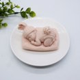 thumbnail image 1 of Molde de silicona 3D para bebé, molde para pastel fondant, artesanías de resina de arcilla de chocolate, 1 of 4