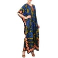 thumbnail image 4 of Miss Lavish London Women Kaftans Dresses, Multi, S, 4 of 5