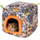 thumbnail image 1 of Cálida cama para hámster y conejillo de indias, casa para erizos, casa de felpa, nido para pájaros, hamaca colgante en invierno para evitar que los animales pequeños entren en cuevas, 20*20*20cm, 1 of 5