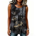 thumbnail image 6 of Fewfanhot Women's Tops Eyelet Loose Casual Summer Tops Crew Neck Basic Sleeveless Shirts Trendy 2026, 6 of 6