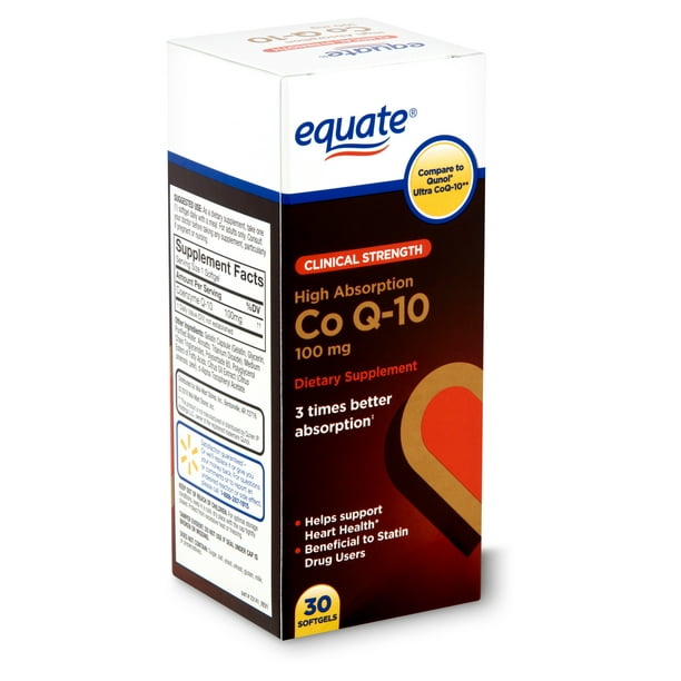 Equate Clinical Strength High Absorption Co Q-10 Dietary 