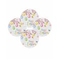 thumbnail image 7 of 15 Inch Round Placemats Set of 4, Happy Easter Non Slip Heat Insulation PP Table Mats, Spring Colorful Eggs Butterfly Grey Plaid Washable Place Mats for Kitchen Dining Party Table Decor, 7 of 7