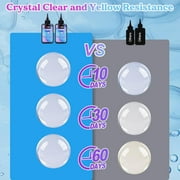 LETS RESIN UV Resin - 200g High Viscosity, Quick-Cure & Low Shrinkage for Crafts, Doming, Coating