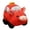 Red, variant on 11.8in Taxi Car Plush Toy, Soft Yellow Taxi Stuffed Vehicle, Cuddly Automobile Doll, Decorative Car Pillow for Office or Home, Unique Gift Selection, Red