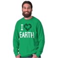 thumbnail image 5 of I Love Earth Reduce Reuse Recycle Long Sleeve TShirt Men Women Brisco Brands L, 5 of 6