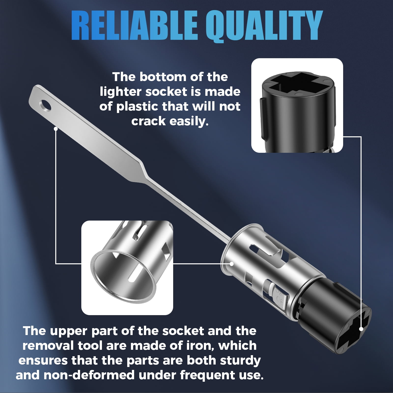 car cigarette lighter removal tool AEVXKHI Lighter Socket Removal Tool, Compatible Lighter Socket Disassembly  Tool, Safe Socket Removal Tool, Replaces Convenient Fighter Socket Replace  General Motors for Cars