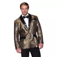 thumbnail image 2 of Underwraps Gold Jacard Jacket Adult Costume Accessory | XX-Large Male, 2 of 6