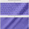 thumbnail image 2 of Soimoi Purple Cotton Poplin Fabric Notes Musical Instrument Print Fabric by the Yard 56 Inch Wide, 2 of 7