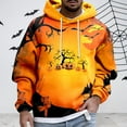 thumbnail image 2 of Yuncity Halloween Hoodie Men Hooded Xxl Orange Hoodies Men, 2 of 4