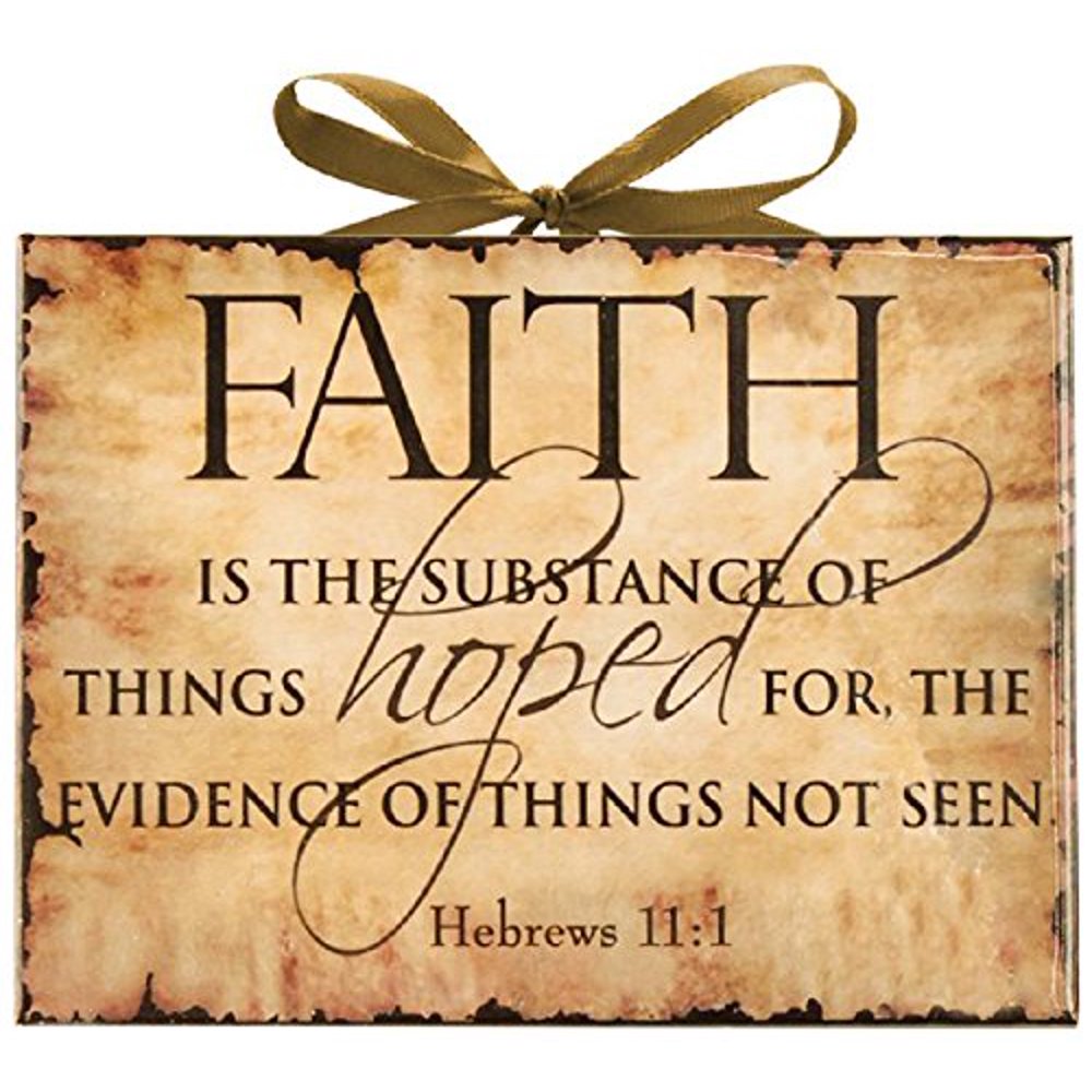 INSPIRATIONAL PLAQUE FAITH S/3