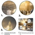 thumbnail image 3 of Designart "Kaaba Reflection Islam wall art I" Islamic Floater Framed Canvas Wall Art, 3 of 7