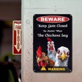 thumbnail image 3 of Señal Advertencia Placa Metal Vintage Pintura Hierro Rectangular Arte La Pared Decor20x30cm, 3 of 9