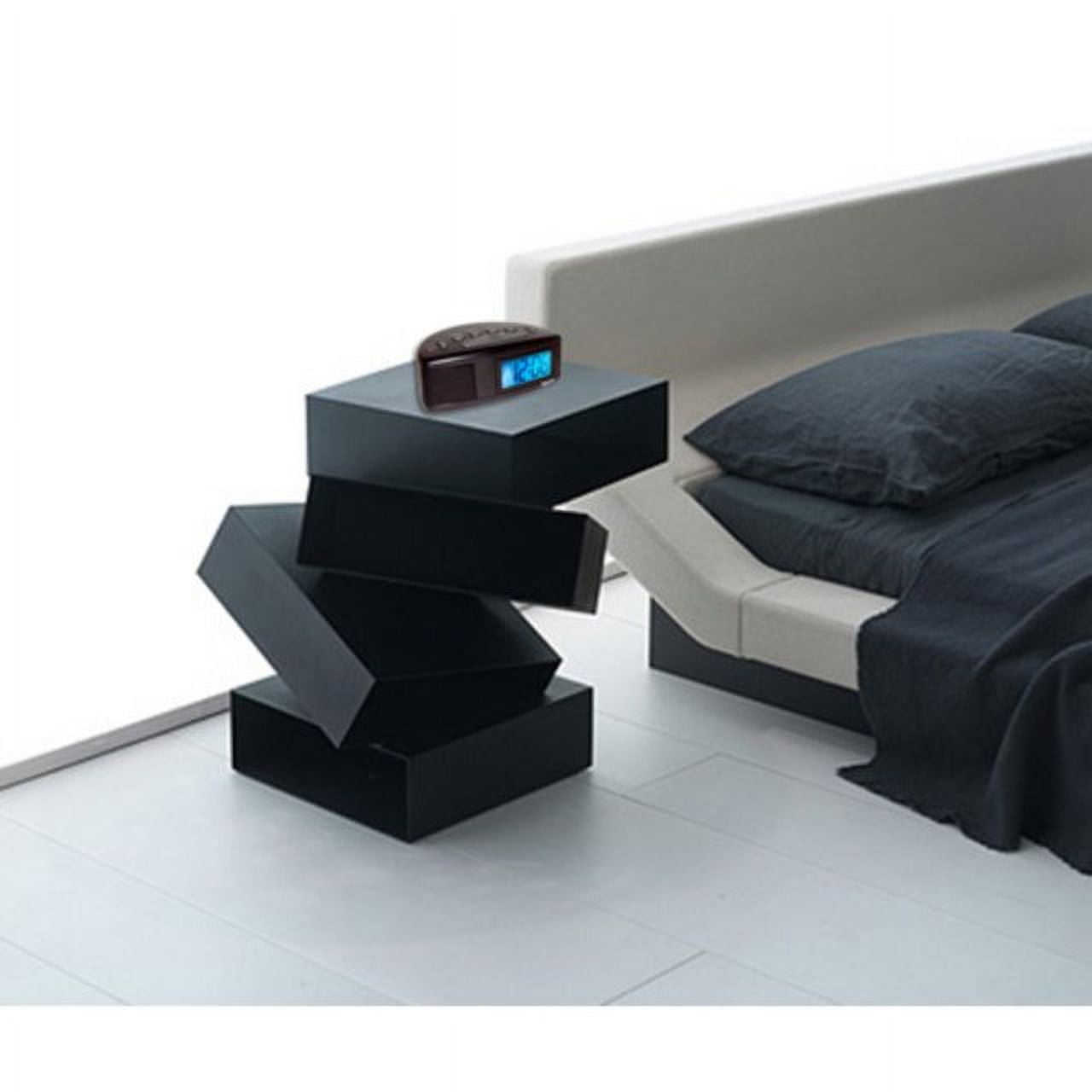 Westclox Black Super Loud LCD Alarm Clock