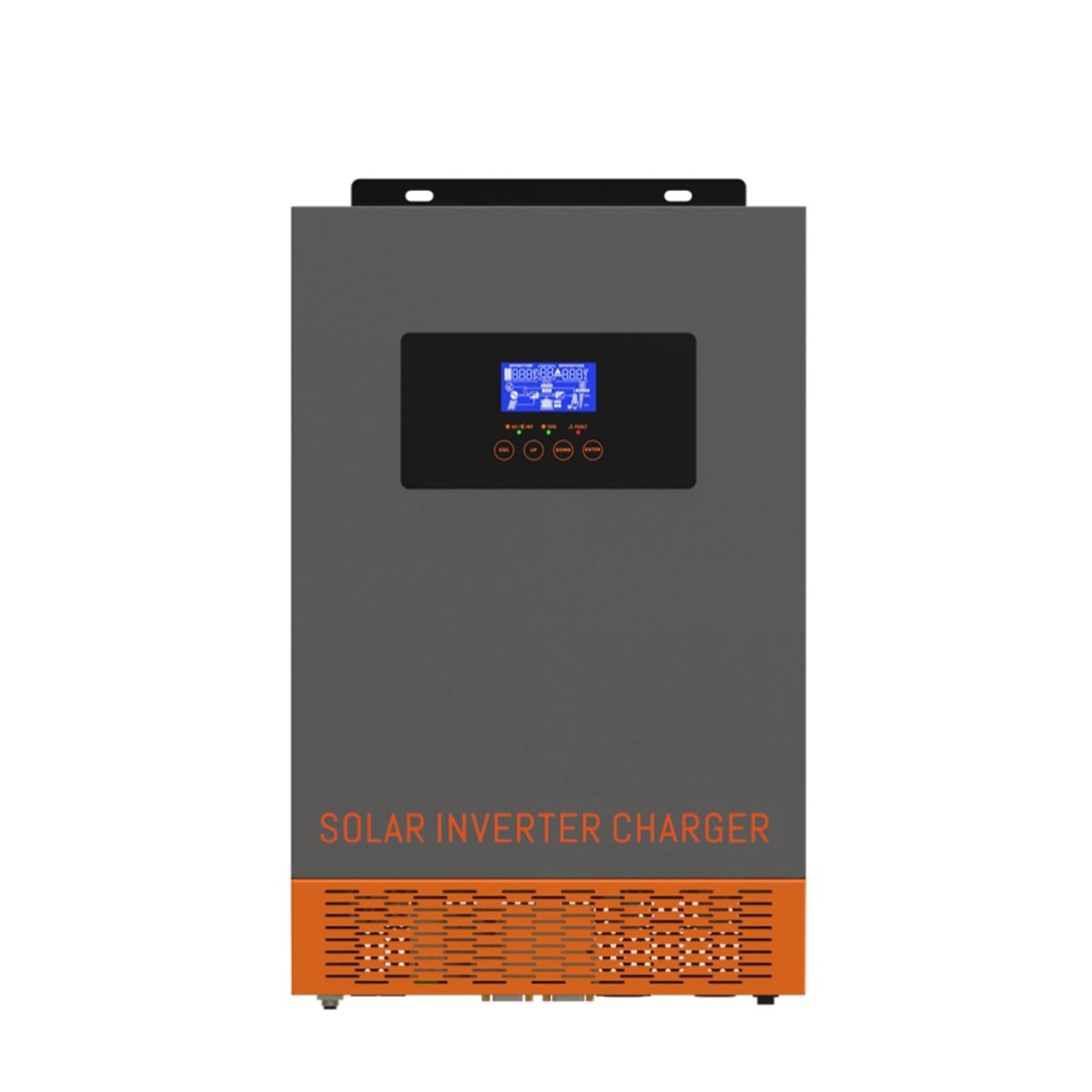 5.5KW Hybrid Solar Inverter MPPT 110A 500VDC PV Input 220VAC 48VDC Pure Sine Wave Solar Charger/Inversor Support WIFI ,Wide Use