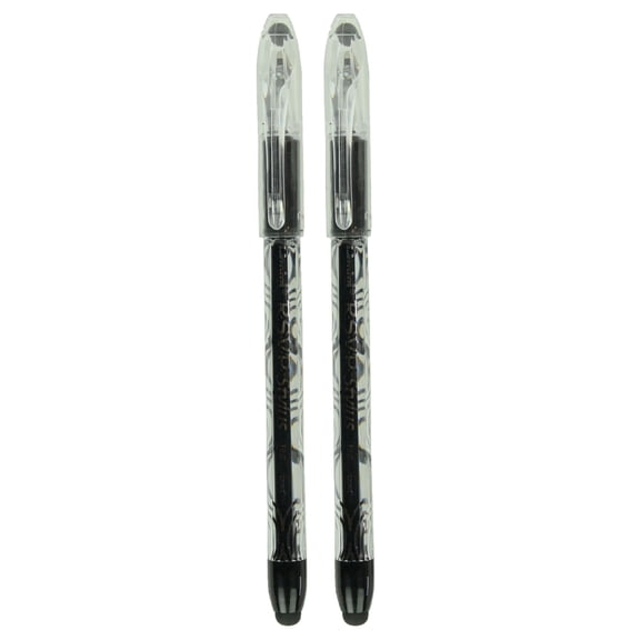Pentel BK90L-A R.S.V.P. Black Fine Line Comfort Grip Ballpoint Pen (2-Pack)