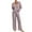 #03Pink, variant on yoeyez Two Piece Womens Pajama Sets Ribbed Knit Comfy Long Sleeve Lounge Sets 2 Piece Matching Pj Sets with Pockets Long Pants Soft Sleepwear Blue XXL