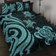 thumbnail image 1 of Tuvalu Juego de Cama Colcha - Tortuga Tentáculo Turquesa, 1 of 5