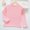 Pink, variant on Kids' Soft Breathable Semi High Neck Long Sleeve Pullover Top - Comfortable Casual Solid Color Shirt for Boys & Girls