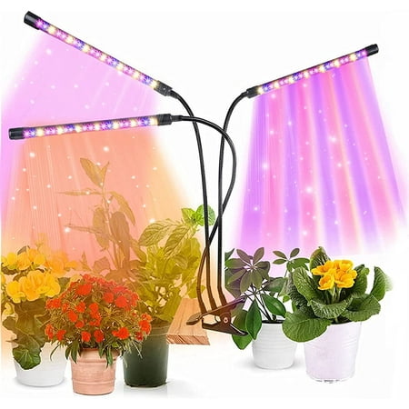 

Meidong LED Grow Lights for Indoor Plants 30W Full Spectrum Plant Lights with Auto on/Off 3/9/12H Automatic Timer 5 Dimmable Brightness Levels for Indoor Succulent Plants Growth