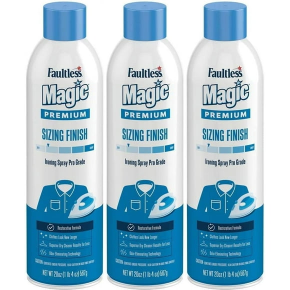 Faultless Starch Magic Sizing Fabric Finish, 20 oz (Pack of 3)