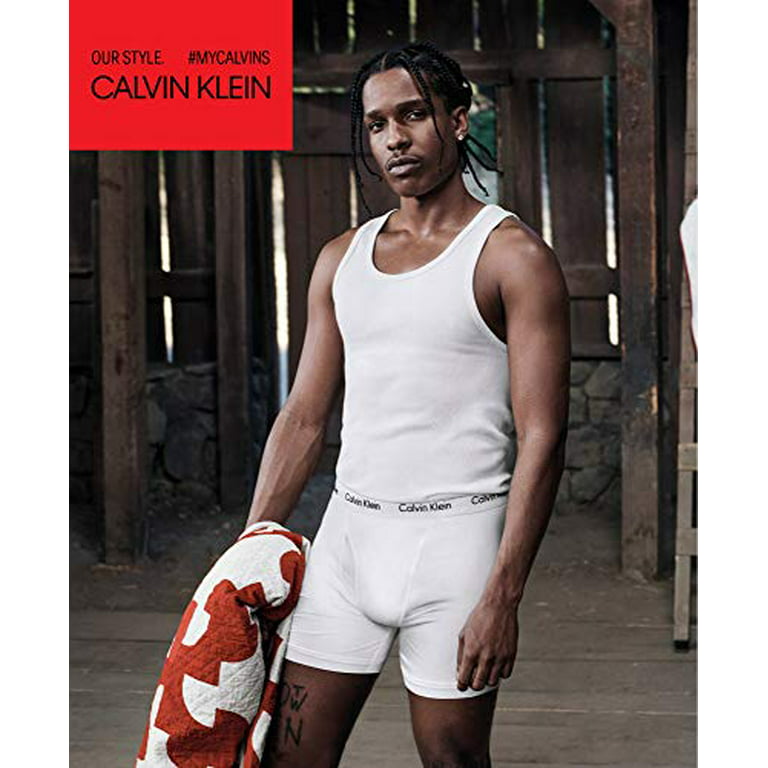 Calvin Klein Men's 3 Pack Basic Tank Top, Black, X-Large - Walmart.com