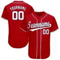 thumbnail image 3 of Camiseta de béisbol personalizada de la serie roja, sección para hombres y mujeres, camisa con impresión 3D, camisetas casuales de equipo, camisetas unisex de hip hop, 3 of 5