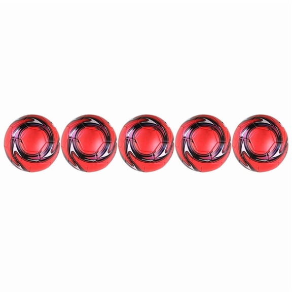 5X Professional Soccer Size 5 Official Soccer Training Football Competition Outdoor Football Red