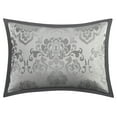 thumbnail image 5 of Lanco Fabric Textured Comforter Sets, California King, Gray, 7-Pieces, 5 of 7