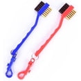 thumbnail image 3 of Golf Club Cleaning Brush with Double Sided, Brass & Nylon Bristle(Choose Your Favorite Color), 3 of 5