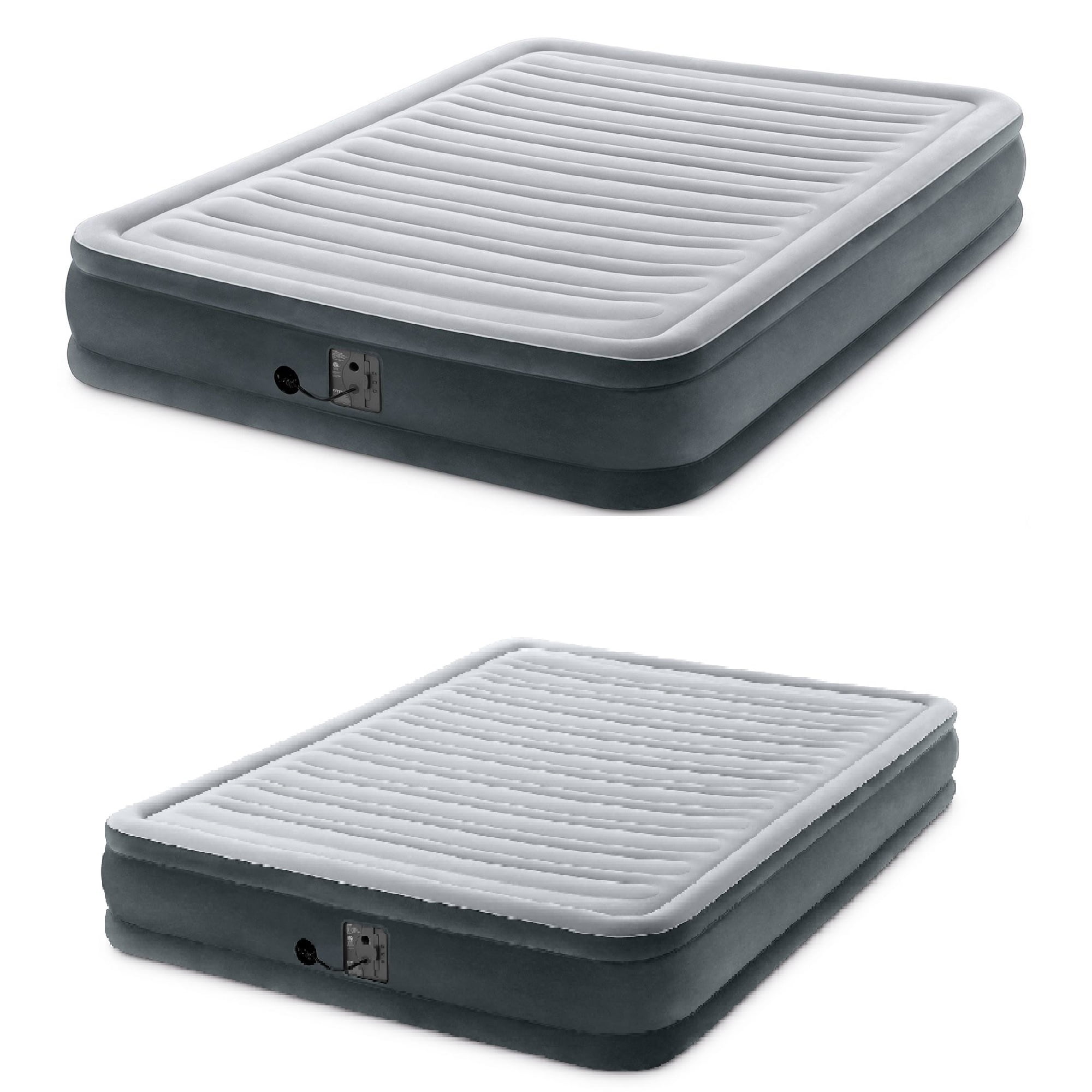 Intex Dura Beam Air Bed, Queen & Intex Dura Beam Air Bed, Full w/ Built