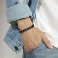 thumbnail image 3 of 2 Pack Adjustable Cremation Urn Bracelet for Ashes - Women Men Adjustable Memorial Keepsake Bangle Rope Braided Bracelet, 3 of 6