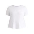 thumbnail image 5 of Terra & Sky Women’s Plus Crew Tee with Short-Sleeves, Sizes 0X-5X, 5 of 5