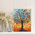 thumbnail image 2 of Colorful Tree of Life Decorative Painting/Canvas Art， Suitable for Living Room， Bedroom，Study Room， Art Gallery， Coffee Shop， and Restaurant Decor., 2 of 8