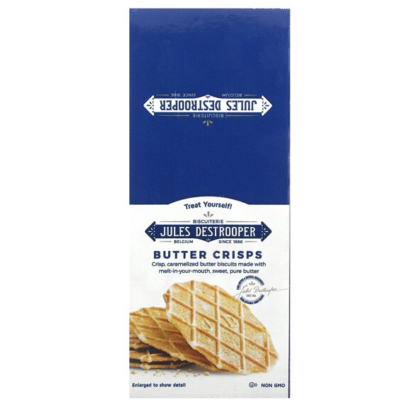 Jules Destrooper Butter Crisps, 12 Crisps, 0.85 oz (24 g)