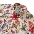 thumbnail image 2 of Yiume Hawaiian Shirt For Men Marine Life Seahorse Octopus Cotton Hawaiian Shirts, 2 of 8