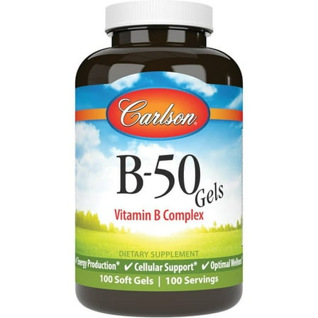 Carlson Laboratories B 50 Gel 100 Softgel