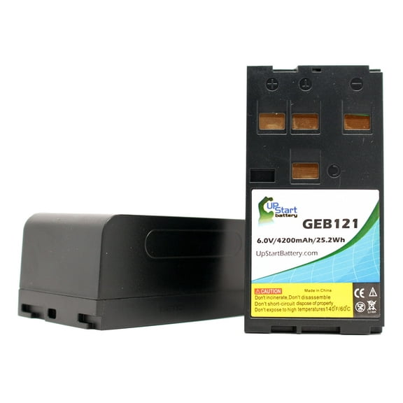 2x Pack - Leica GS50 Battery - Replacement for Leica GEB121 Survey Instrument Battery (4200mAh 6V NIMH)