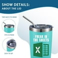 thumbnail image 5 of Excel Freak in The Sheets Coffee Mug,Accountant Gifts,20 Oz Insulated Stainless Steel Iced Coffee Spreadsheet Tumbler with Lid Straw and Brush, Novelty Gifts for Na,CPA,CFO, Coworkers, Boss,Women, 5 of 6