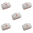 thumbnail image 1 of tamizeot Sac de Rangement d'Urgence Randonnée Pilules Organisateur de Cotons-Tiges Étui de Transport Gris 5Ensemble, 1 of 6